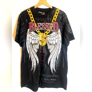 Blessed   Graphic Large T-shirts